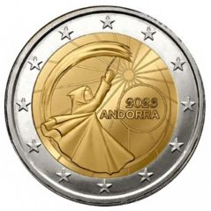 moneda conmemorativa 2 euros Andorra 2023 Festes del Foc  - 1
