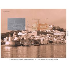 Prueba Lujo 169 Patrimonio Mundial. Eivissa/Ibiza. Sello plata  - 1