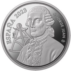 Moneda 2023 250 Años Jorge Juan. Barco. 10 euros. Plata