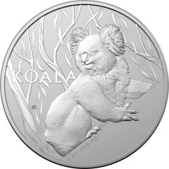 Moneda onza de plata 1$ Australia Koala 2024  - 1