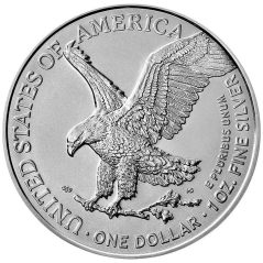Moneda onza de plata 1$ Estados Unidos Liberty 2024.
