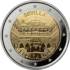 moneda conmemorativa 2 euros España 2024 Sevilla.  - 1