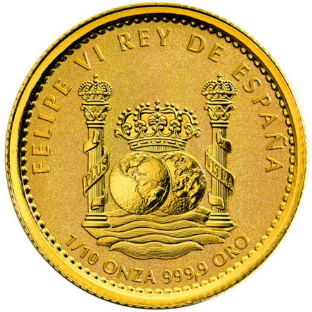 Moneda 1/10 Onza de oro 15 cts. de euro España 2024 Caballo.