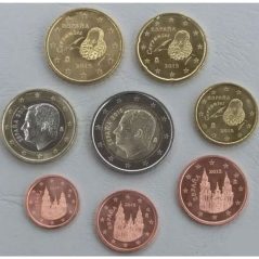 monedas euro serie España 2024.  - 1
