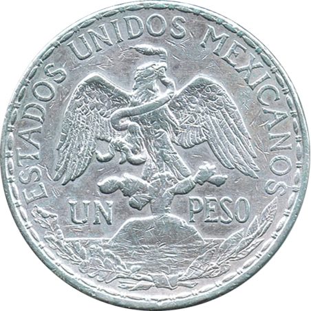 Moneda de plata 1 peso Mexico 1913 Caballito.