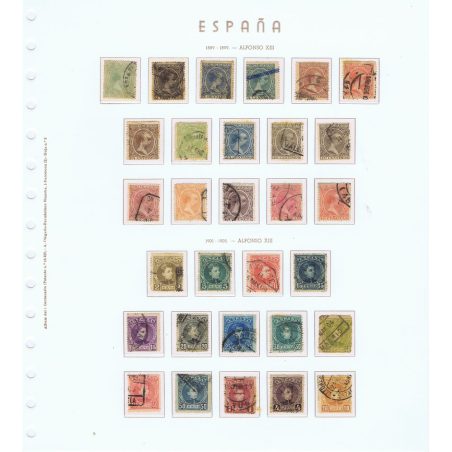 Colección Sellos de España Primer Centenario 1889/1950. Usado