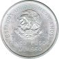 Moneda de plata 5 pesos Mexico 1950. Ferrocarril