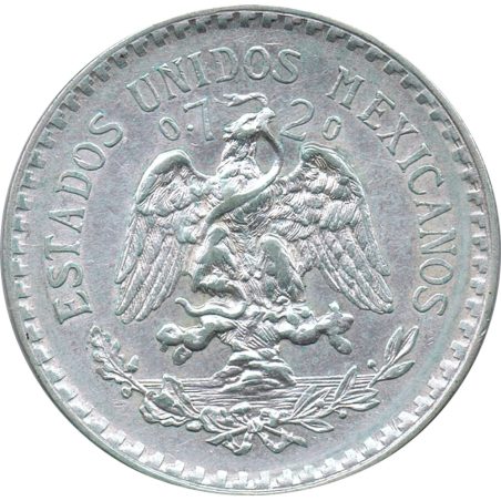 Moneda de plata 1 peso Mexico 1923.