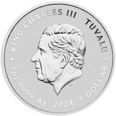 Moneda onza de plata 1$ Tuvalu 2024 Tortugas Ninja.