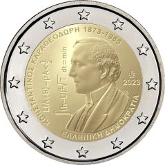 moneda conmemorativa 2 euros Grecia 2023 Carathéodory  - 1