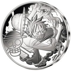 Francia 10€ 2024 25 Aniversario One Piece. Plata.