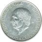 Moneda de plata 5 pesos Mexico 1955 Hidalgo.