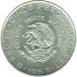 Moneda de plata 5 pesos Mexico 1957 Hidalgo.  - 2