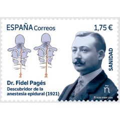 5724 Dr. Fidel Pagés descubridor de la anestesia epidural.  - 1