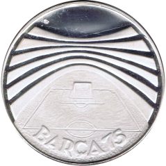 Medalla de plata 75 Aniversario Barça 1899-1974.