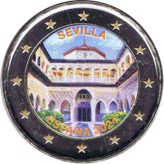 moneda conmemorativa 2 euros España 2024 Sevilla. Color A  - 1