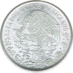 Moneda de plata 100 pesos Mexico 1978. Morelos