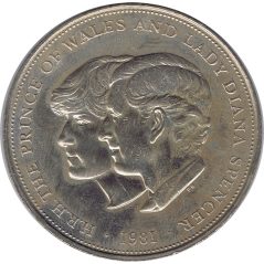 Medalla Boda Principe Carlos y Lady Diana 1981  - 1