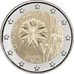 moneda conmemorativa 2 euros Estonia 2024 El Aciano  - 1