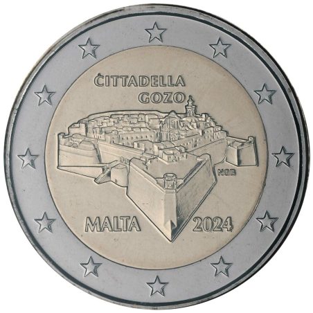 moneda conmemorativa 2 euros Malta 2024 Ciudadela de Gozo