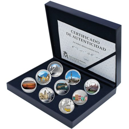 Monedas 2024 XIII Iberoamericana Capitales. Estuche.