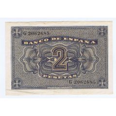 (1938/04/30) Burgos. 2 Pesetas. SC-. Serie G2062685