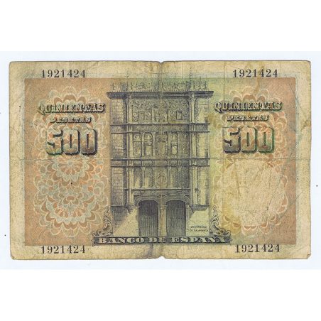 (1946/02/19) Madrid. 500 Pesetas. BC. Serie 1921424