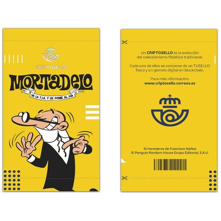 Criptosello nº 1 Mortadelo y sus disfraces 2024