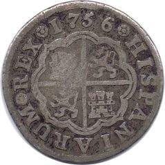 1 Real 1756 Fernando VI Madrid JB. Plata.  - 1