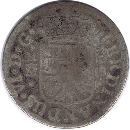 1 Real 1756 Fernando VI Madrid JB. Plata.