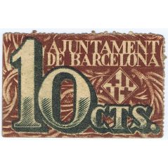 (1937/05/13) 10 cèntims Ajuntament de Barcelona.  - 1