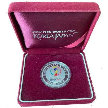 Monedas de plata Korea Japan 2002. Fifa World Cup. 4 monedas.