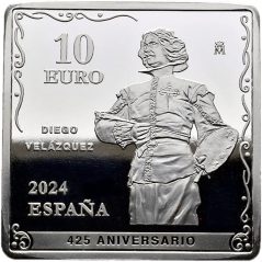 Moneda 2024 Velazquez 425 Aniversario. Las Hilanderas. 10 euros. Plata