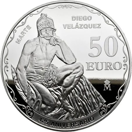 Moneda 2024 Velazquez 425 Aniversario. Las Meninas. 50 euros. Plata