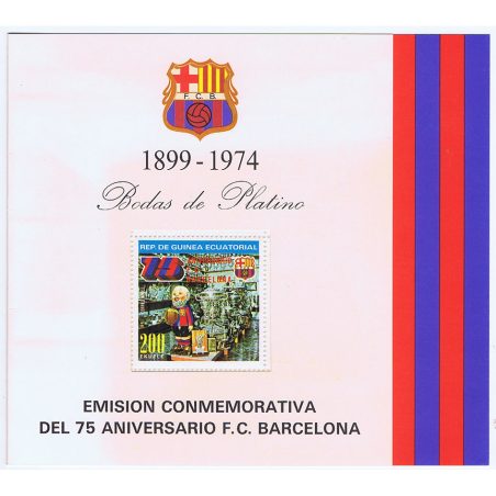 Deportes. Guinea Ecuatorial Barça 75 Aniversario. Bodas de Platino  - 1