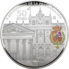 Moneda 2024 Proclamación Felipe VI. 50 euros. Plata  - 2