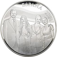 Moneda 2024 Proclamación Felipe VI. 50 euros. Plata