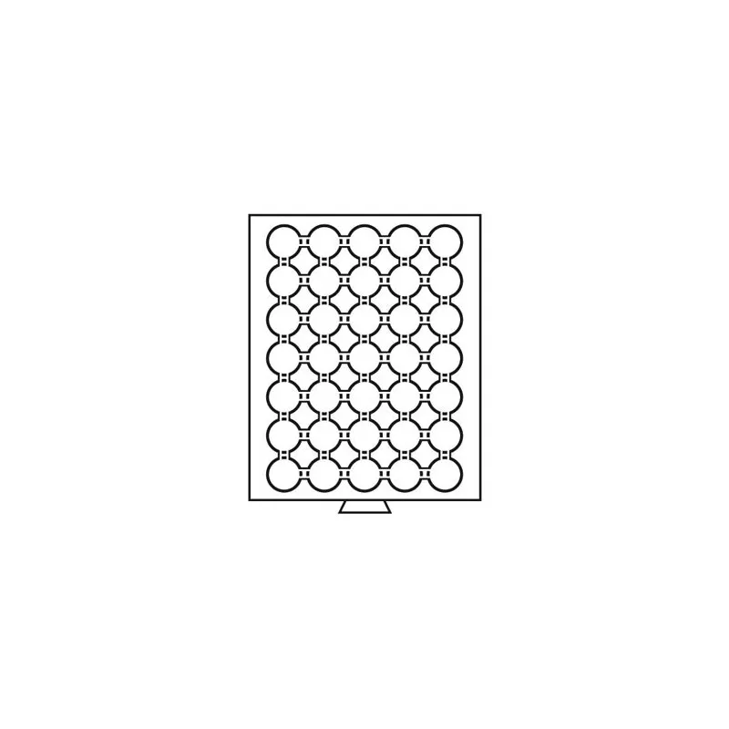 LEUCHTTURM Bandejas MB (236x303) 35 monedas CAPS 27-28
