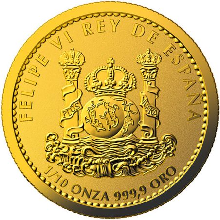 Moneda 1/10 Onza de oro 15 cts. de euro España 2023 Toro.