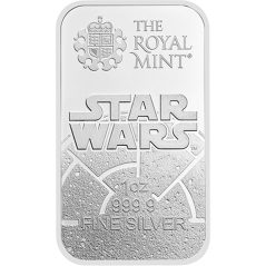 Moneda onza de plata Gran Bretaña 2024 Lingote Star Wars