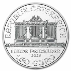 Moneda onza de plata 1,5 euros Austria Filarmonica 2025.  - 2