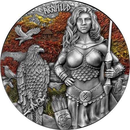 Moneda 2 onzas de plata Alemania 10 Mark 2025 Valkiria Arnhild  - 1