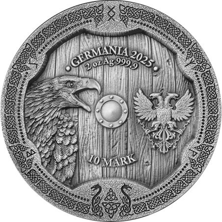 Moneda 2 onzas de plata Alemania 10 Mark 2025 Valkiria Arnhild