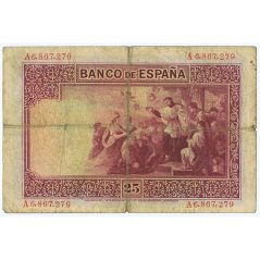 (1926/10/12) Madrid 25 Pesetas BC. Serie A6867279