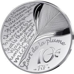 Francia 10€ 2025 Julio Verne. 20.000 Leguas de Viaje Submarino. Plata
