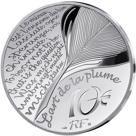 Francia 10€ 2025 Julio Verne. 20.000 Leguas de Viaje Submarino. Plata