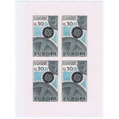 179/180 Europa 1966. Bloque 4 S/D  - 1