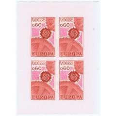 179a/180a Europa 1966. Bloque 4 S/D