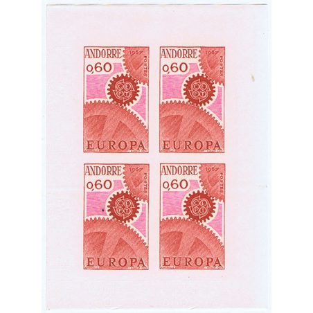 179a/180a Europa 1966. Bloque 4 S/D
