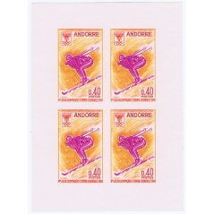187a Juegos Olímpicos Invierno Grenoble 1968. Bloque 4 S/D  - 1
